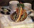Naturaleza muerta con cangrejos de río Impresionistas Gustave Caillebotte